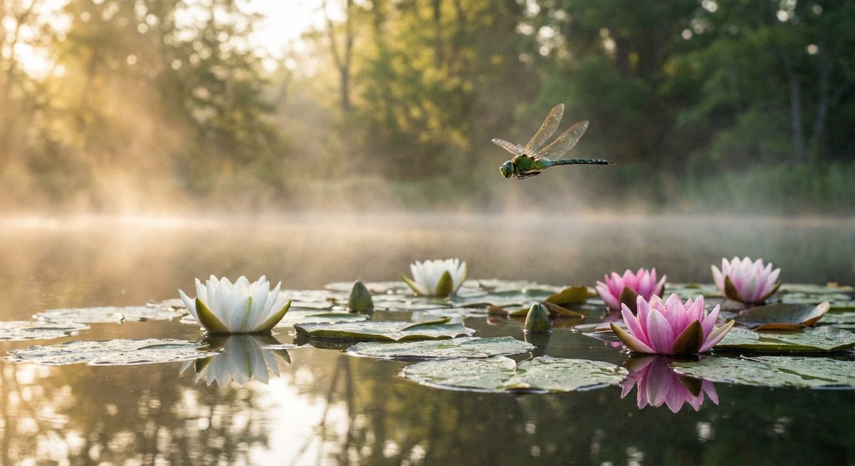 Libelle am Gewässer